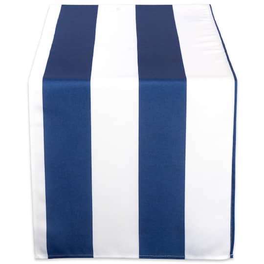 DII® 72" Nautical Blue Cabana Stripe Outdoor Table Runner
